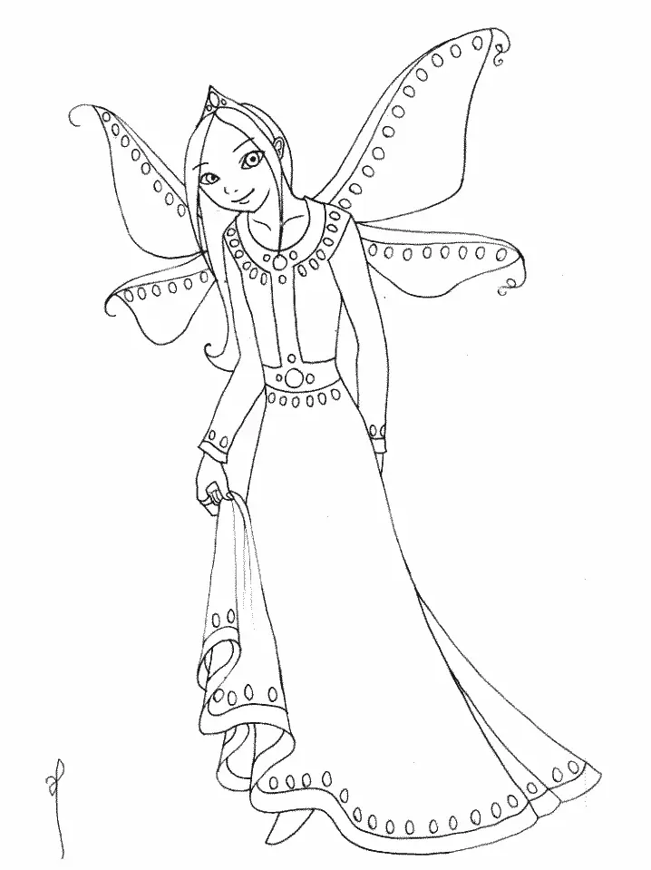 Disney Fairies Coloring Pages 38