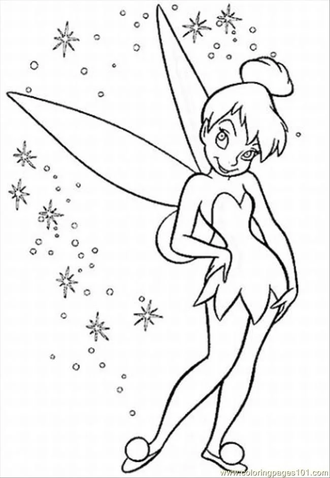 Disney Fairies Coloring Pages 6