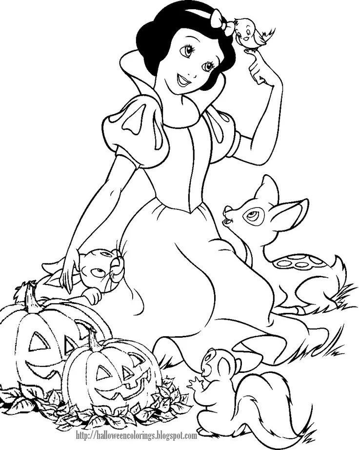 Disney Fall Coloring Pages 13