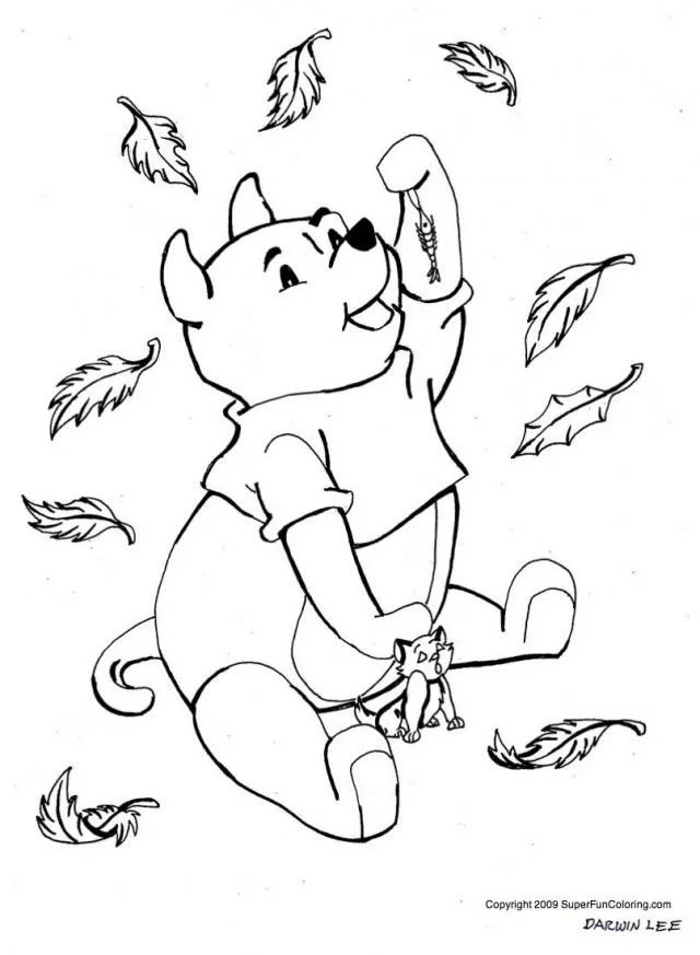 Disney Fall Coloring Pages 25