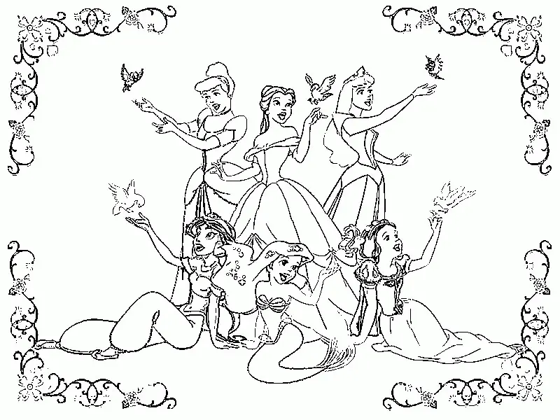 Disney Fall Coloring Pages 28