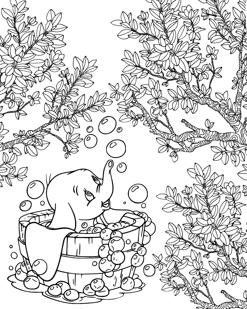Disney Para Adultos Para Colorear 14