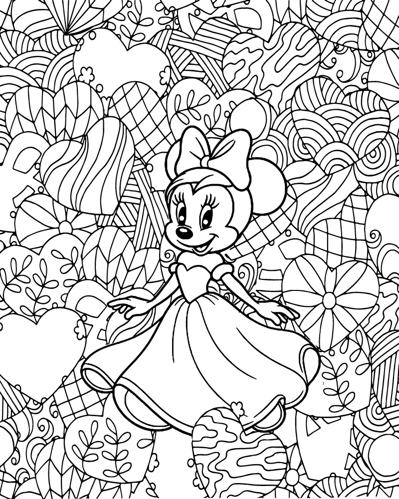 Disney Para Adultos Para Colorear 24