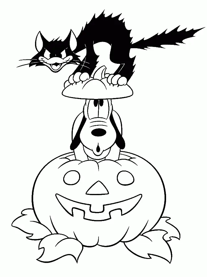 Halloween Disney Para Colorear 10