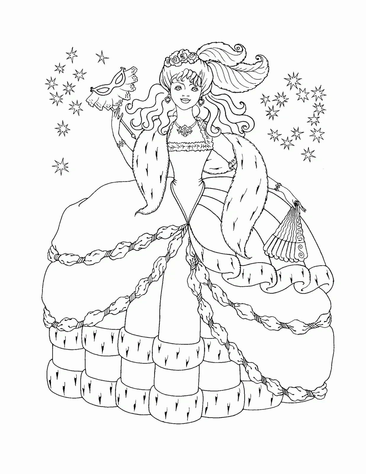 Princesas Disney Para Colorear