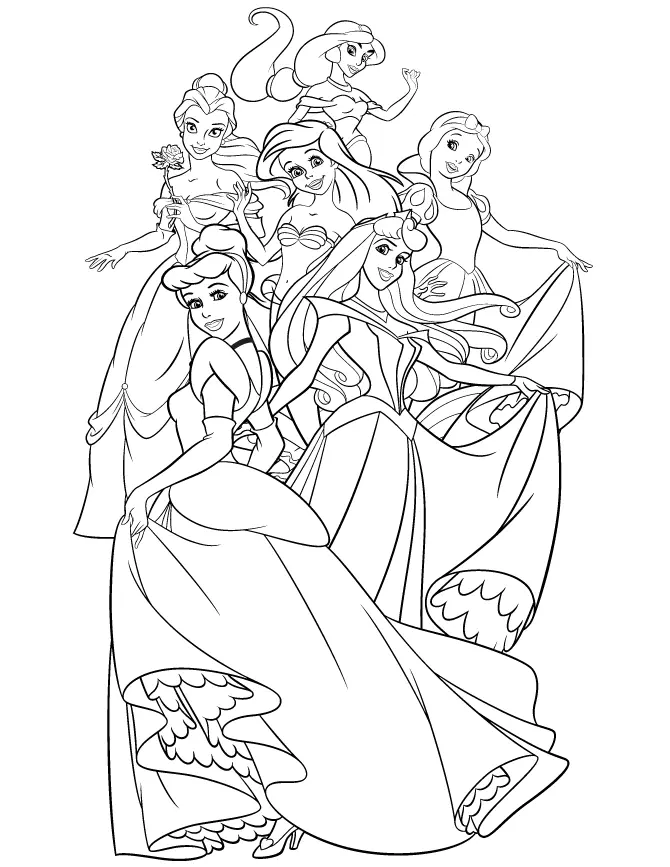 Disney Prinzessinnen Ausmalbilder 5