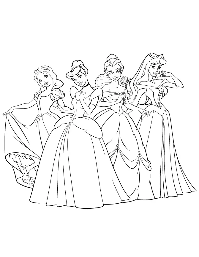 Disney Prinzessinnen Ausmalbilder 9