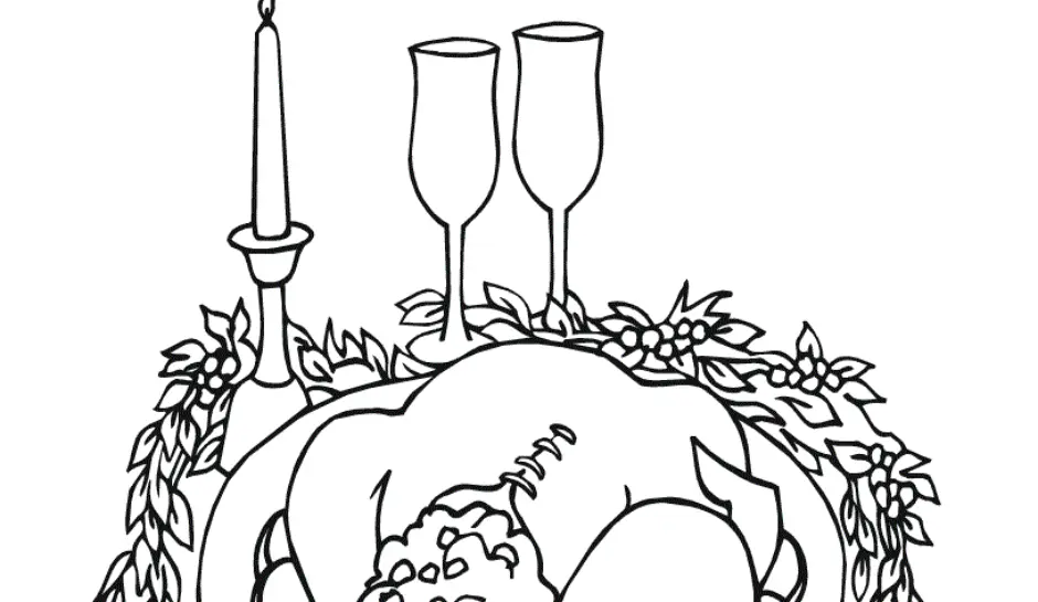 Desenhos de Acao de Gracas de Disney Para Colorir 33