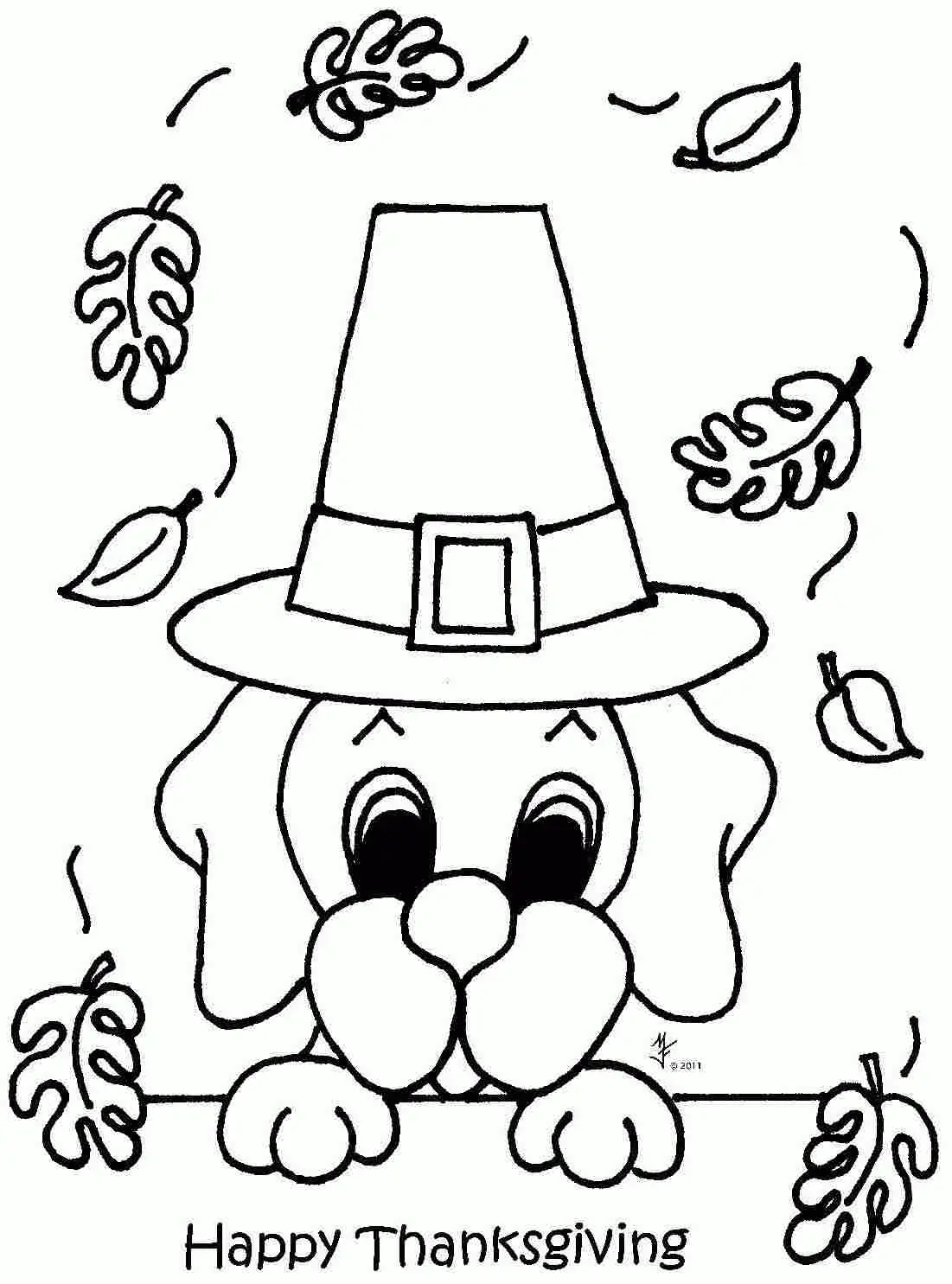 Desenhos de Acao de Gracas de Disney Para Colorir 6