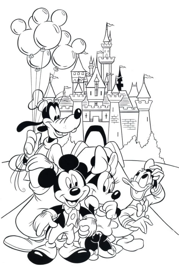 Disneylandia Para Colorir 12