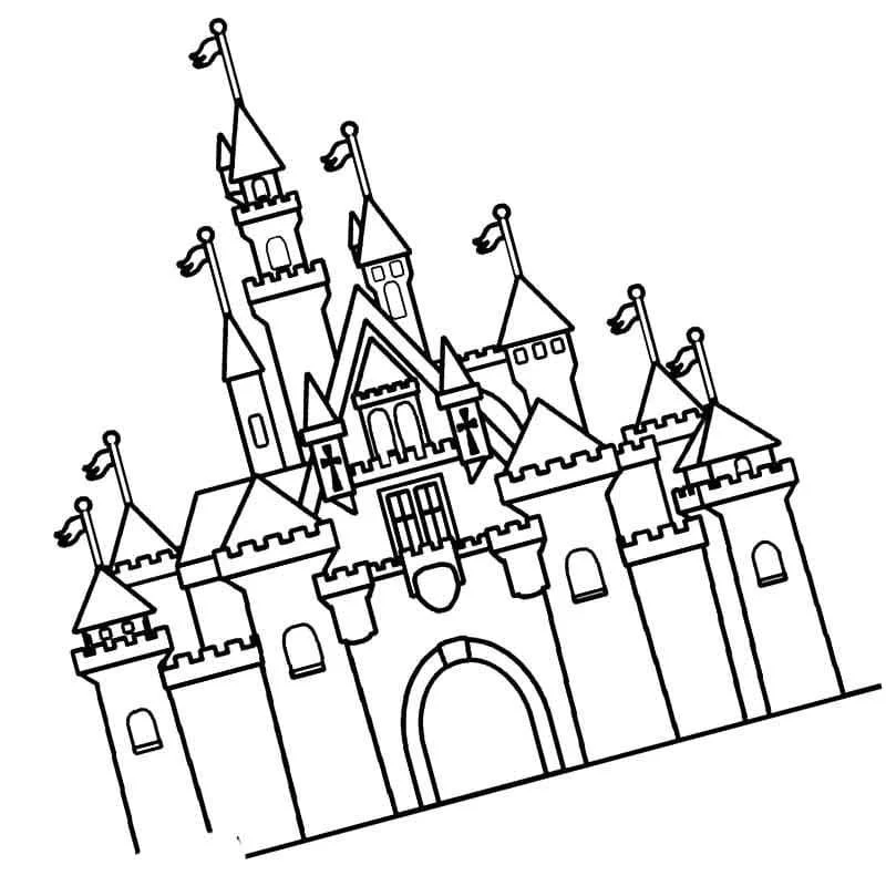 Disneylandia Para Colorir 14