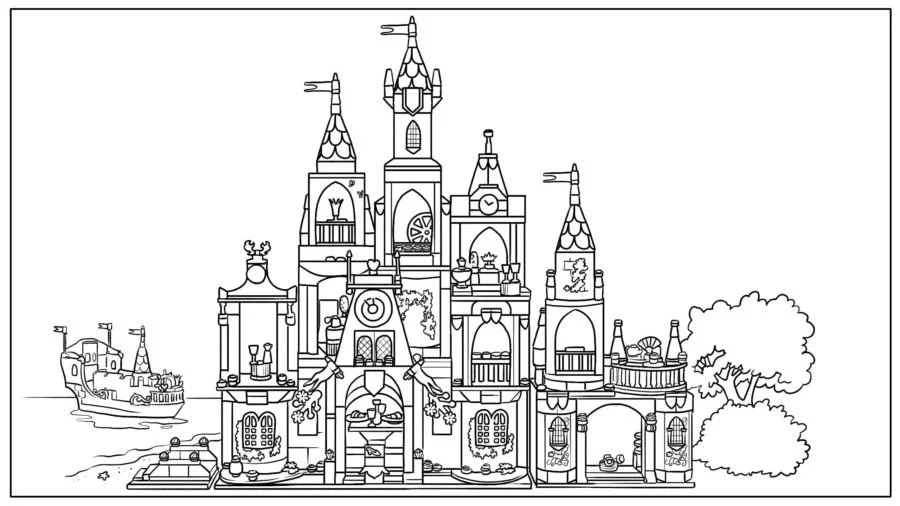 Disneylandia Para Colorir 19