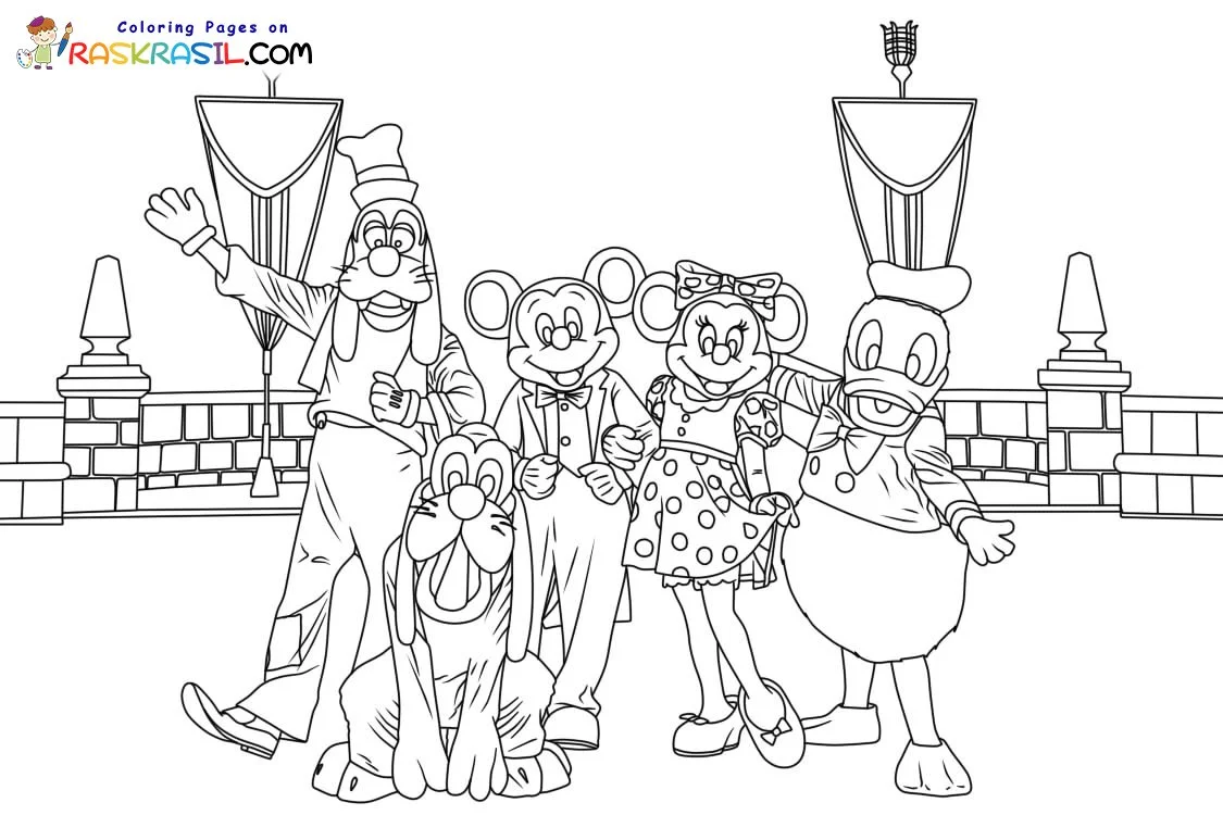Disneylandia Para Colorir 23