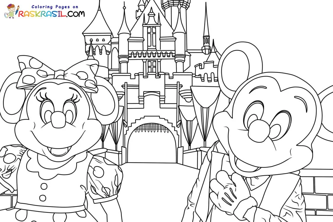 Disneylandia Para Colorir 4