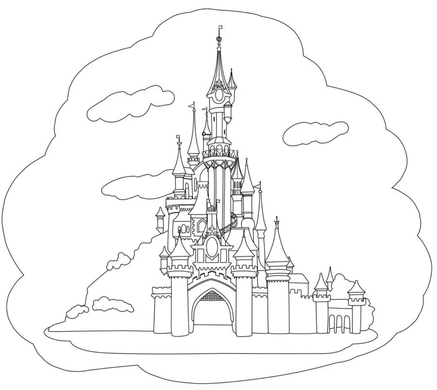 Disneylandia Para Colorir 9