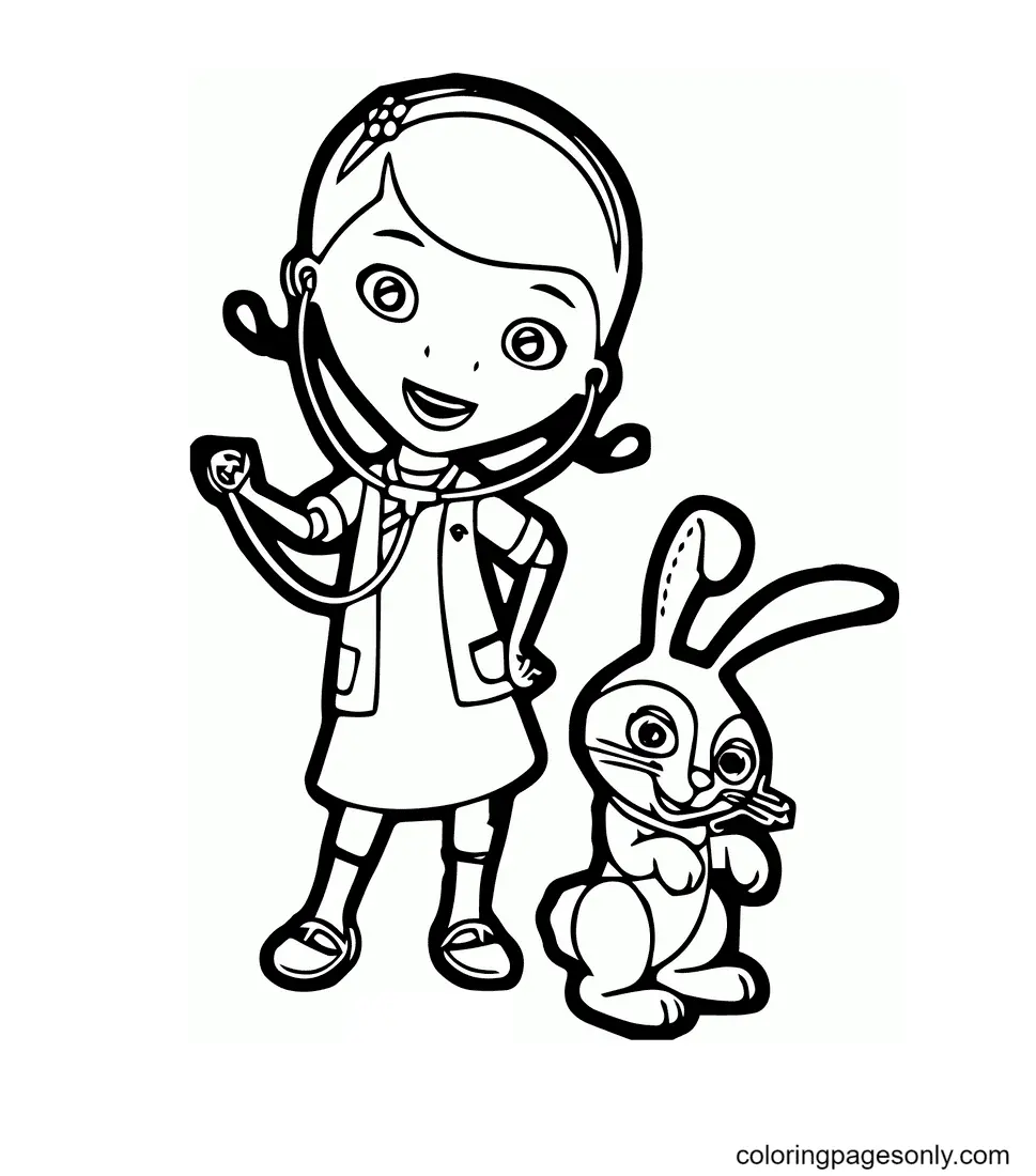 Doc McStuffins Coloring Pages 11