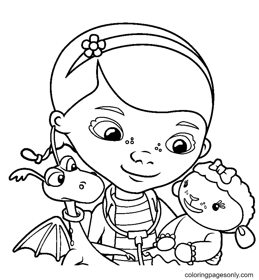 Doc McStuffins Coloring Pages 14