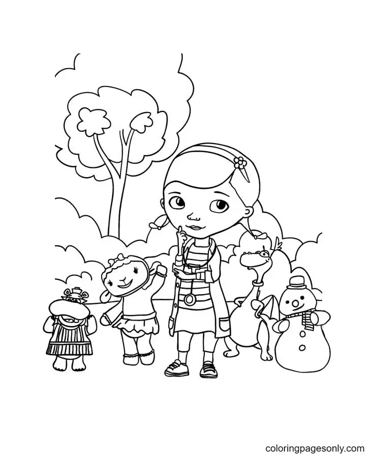 Doc McStuffins Coloring Pages 25