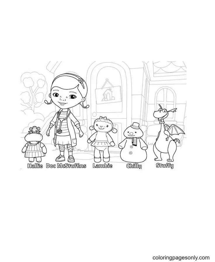 Doc McStuffins Coloring Pages 35