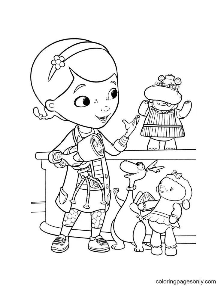 Doc McStuffins Coloring Pages 38