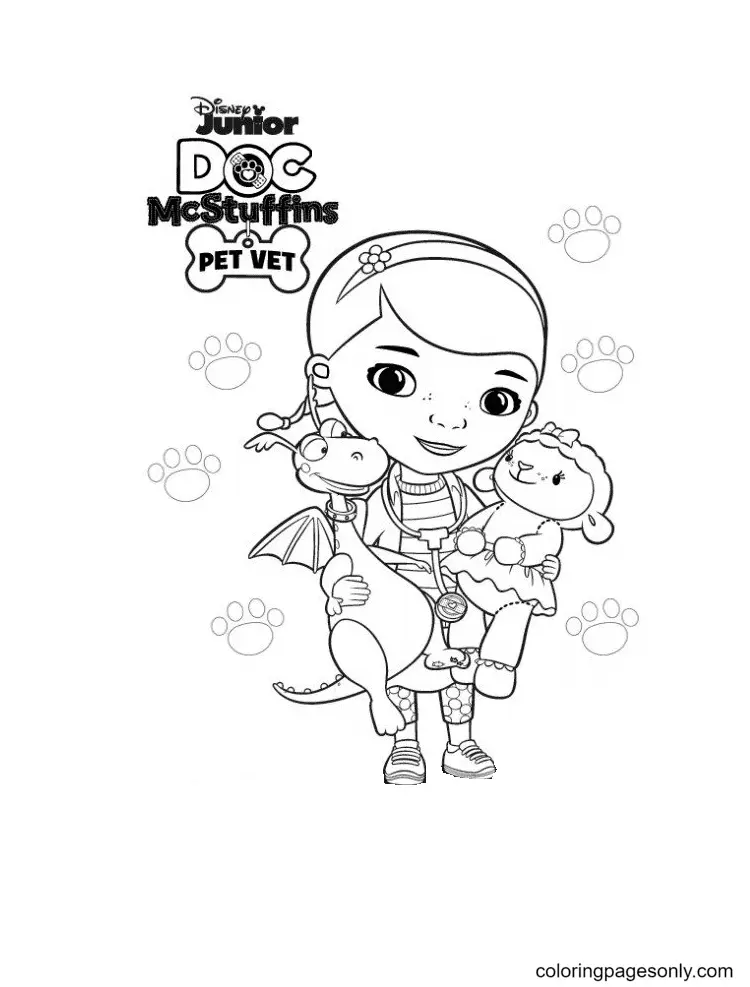 Doc McStuffins Coloring Pages 41