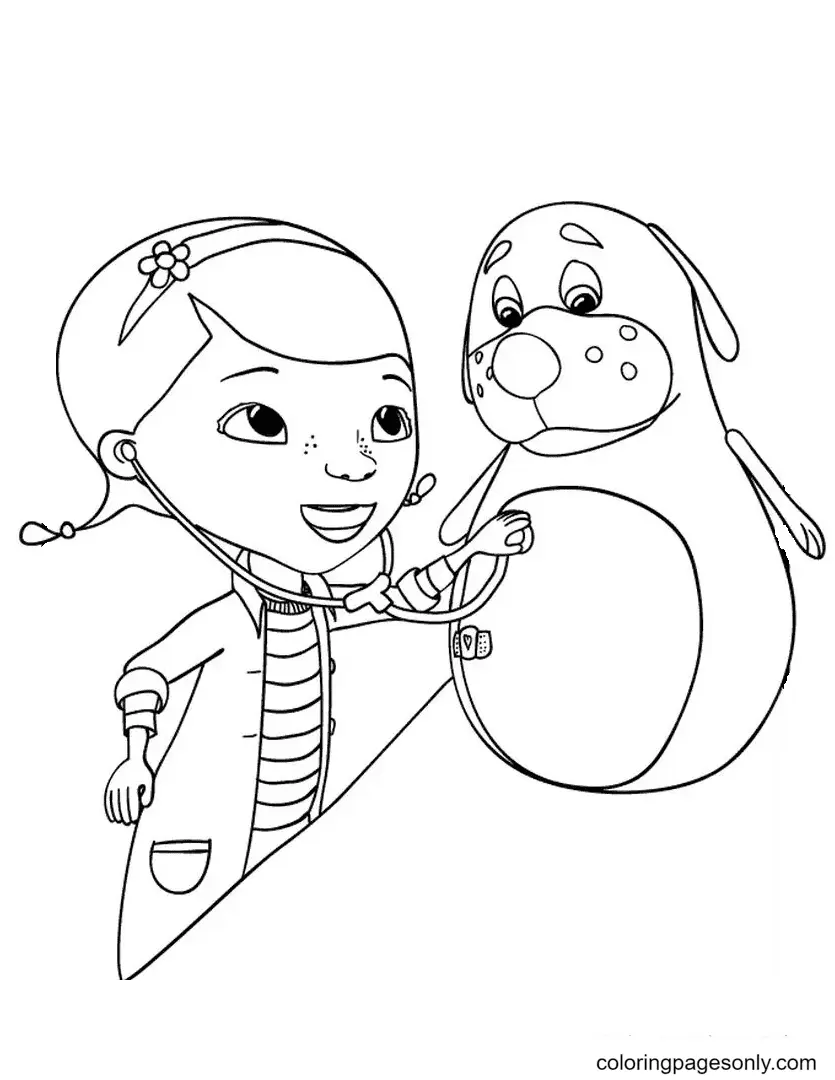 Doc McStuffins Coloring Pages 42