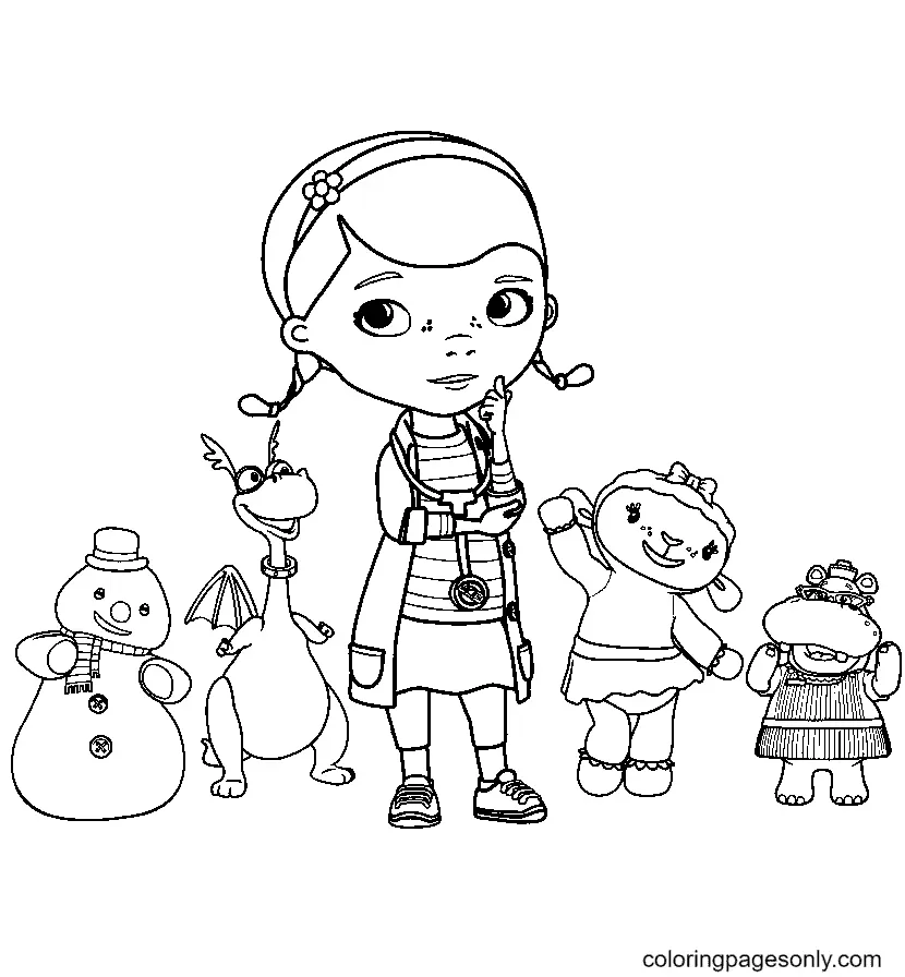 Doc McStuffins Coloring Pages 6