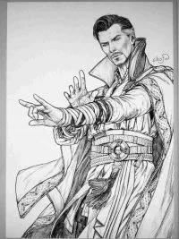 Doctor Strange Coloring Pages 14