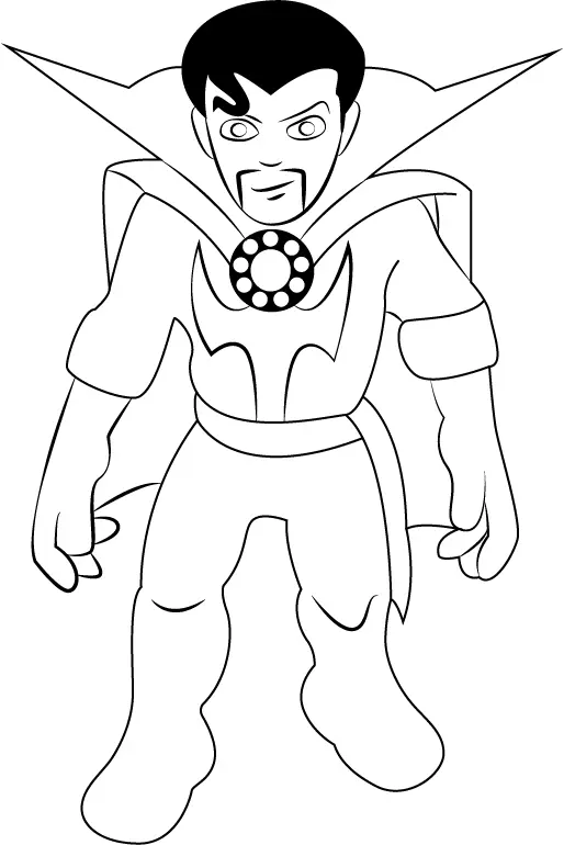 Doctor Strange Coloring Pages 18