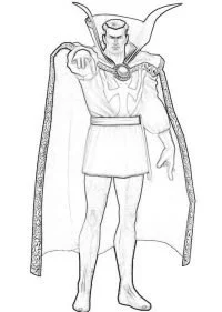 Doctor Strange Coloring Pages 22