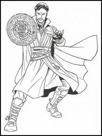 Doctor Strange Coloring Pages 3