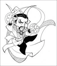 Desenhos de Doutor Estranho Para Colorir
