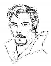 Doctor Strange Coloring Pages 4