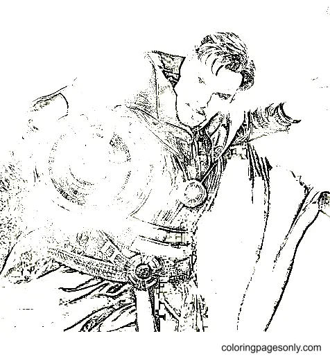 Doctor Strange II Coloring Pages 12