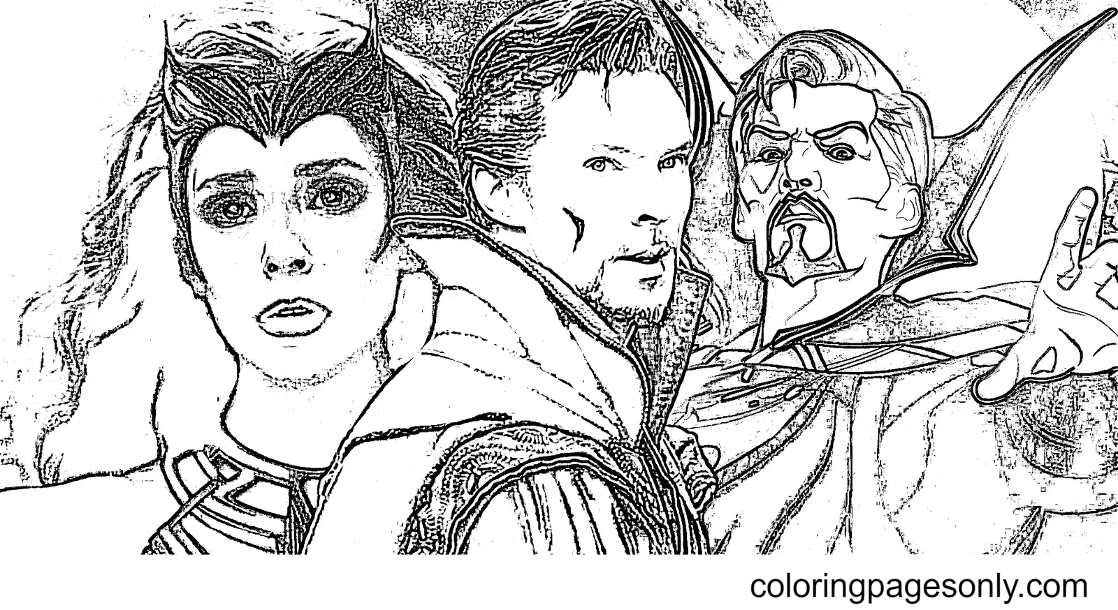 Doctor Strange II Coloring Pages 2