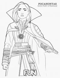 Doctor Strange II Coloring Pages 26