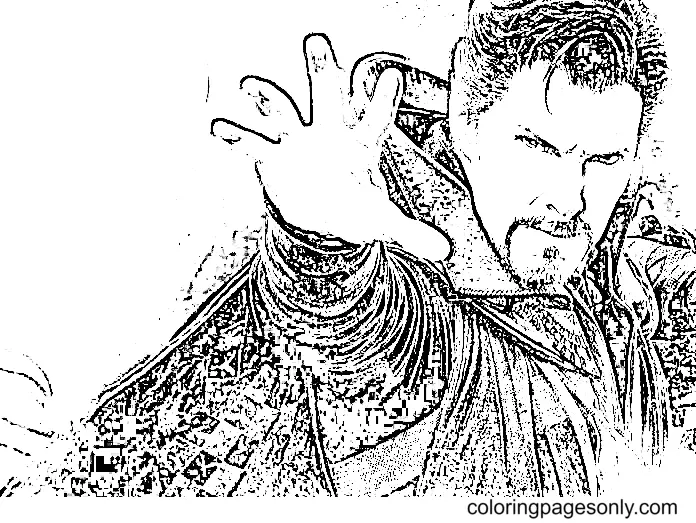 Doctor Strange II Coloring Pages 8