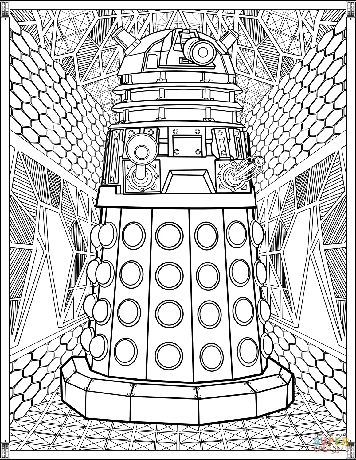 Doctor Who coloring pages 2