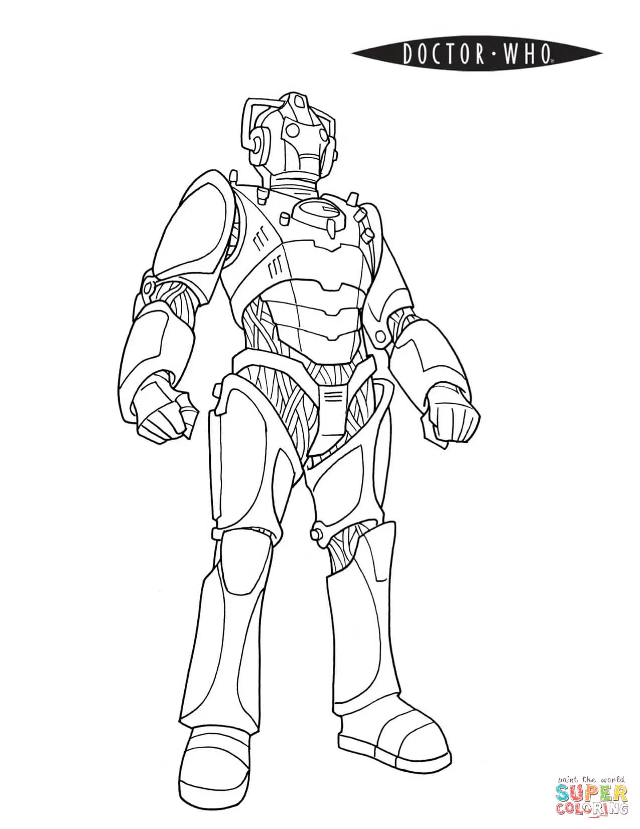 Doctor Who coloring pages 25