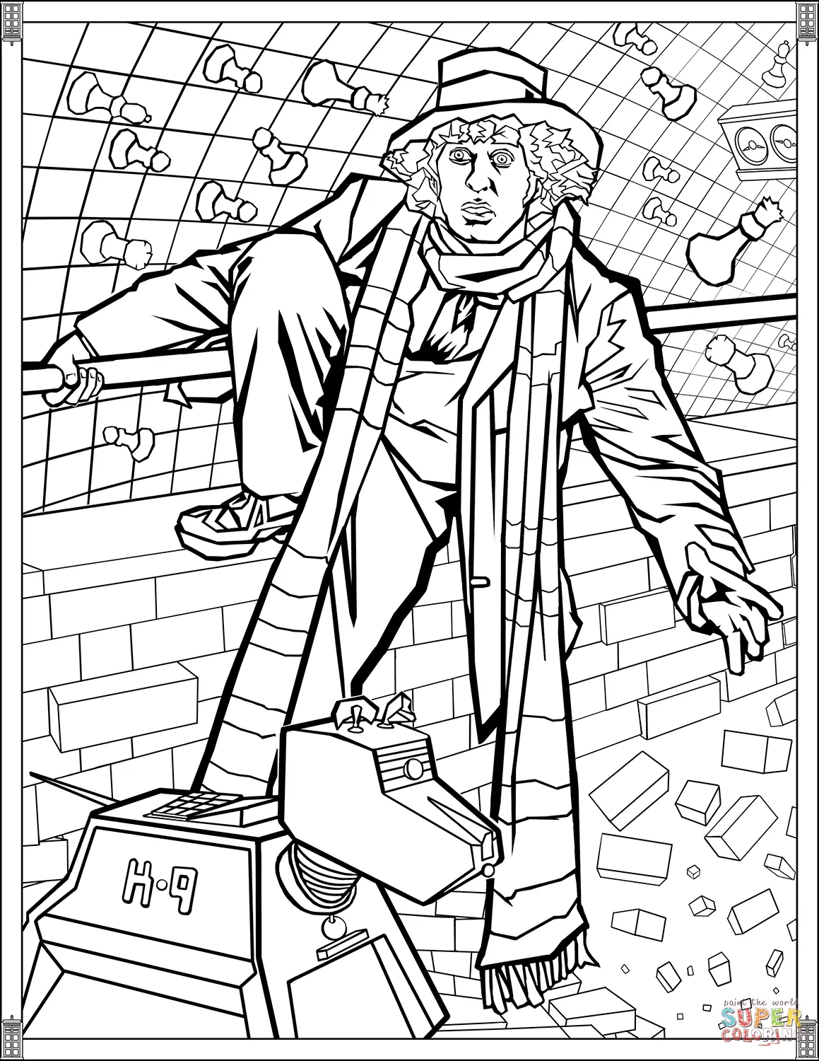 Doctor Who coloring pages 4