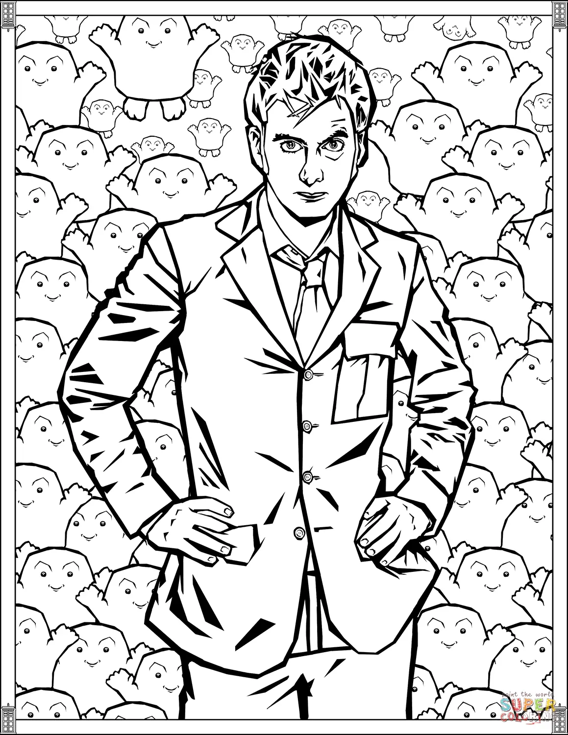Doctor Who coloring pages 8