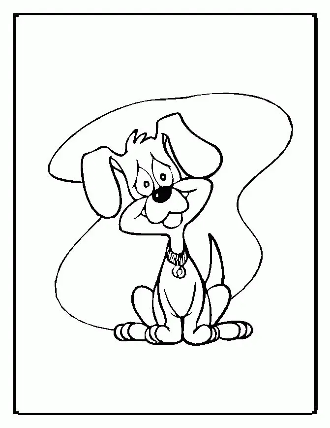 Perros Para Colorear 7