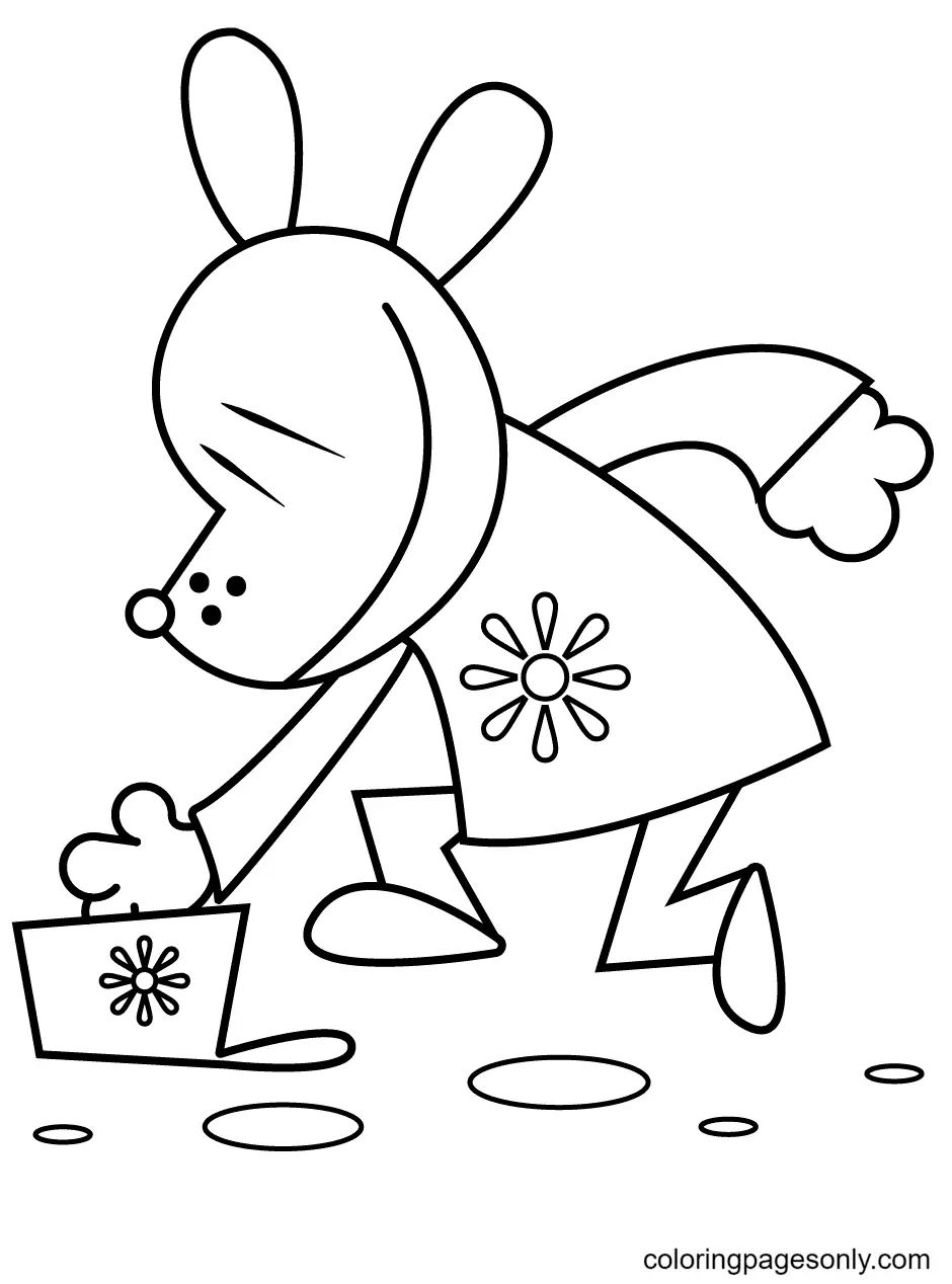 Dog Man Para Colorear