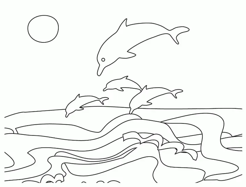 Dolphin Coloring Pages 72