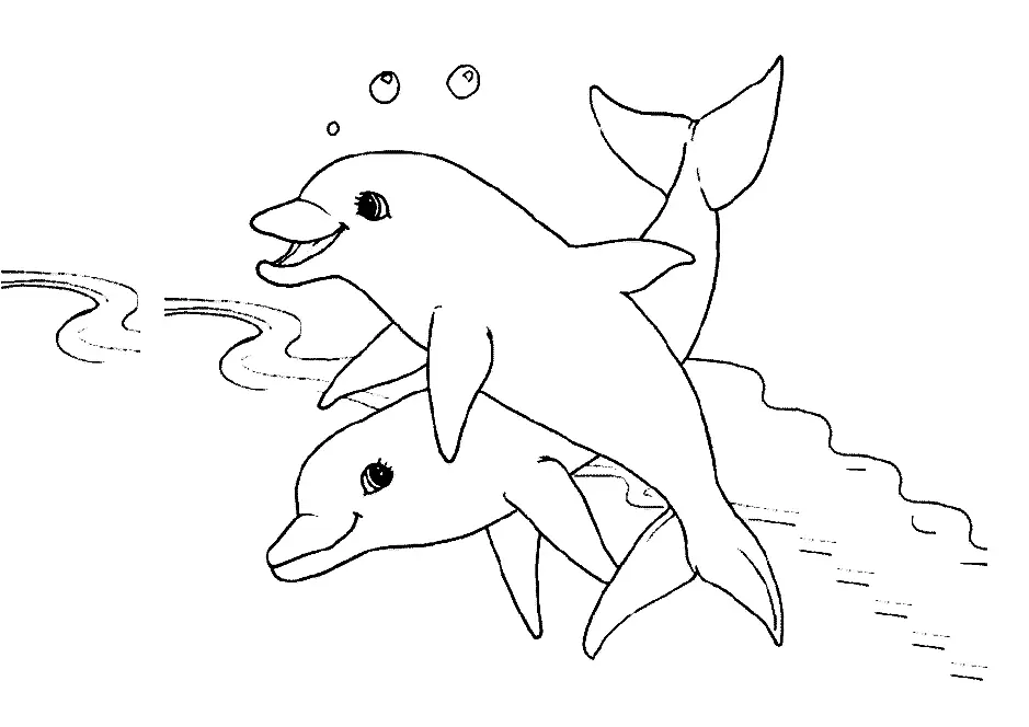 Dolphin Coloring Pages 83