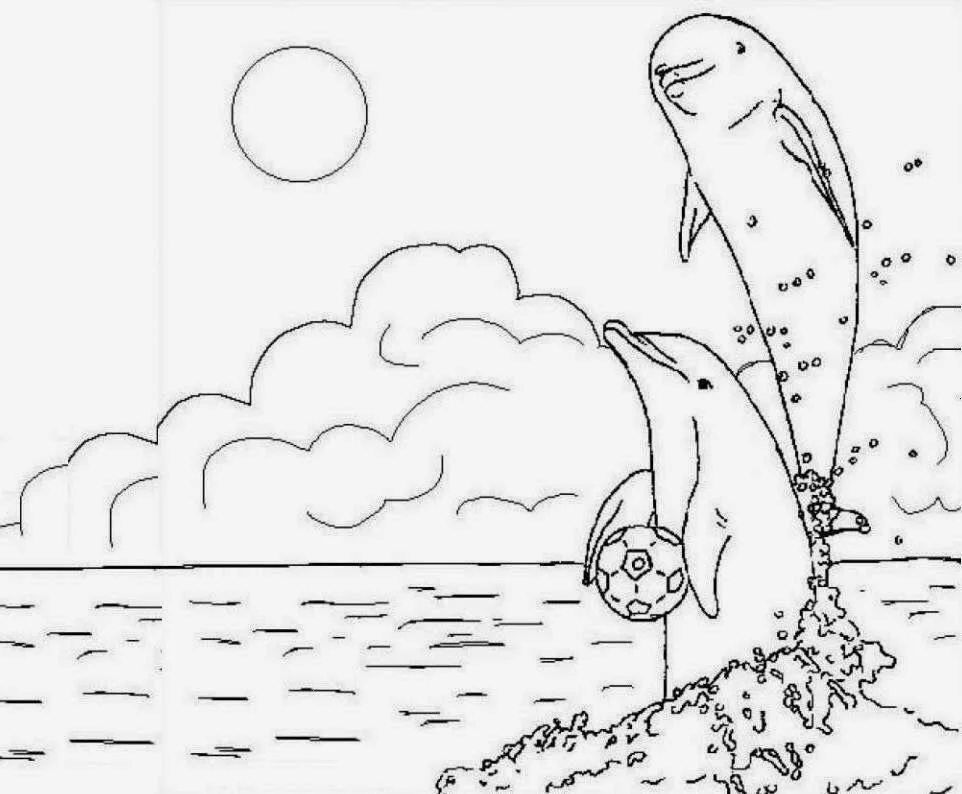 Dolphin Coloring Pages 85
