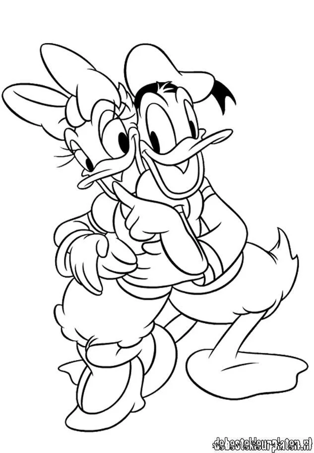 Donald Duck Coloring Pages 13