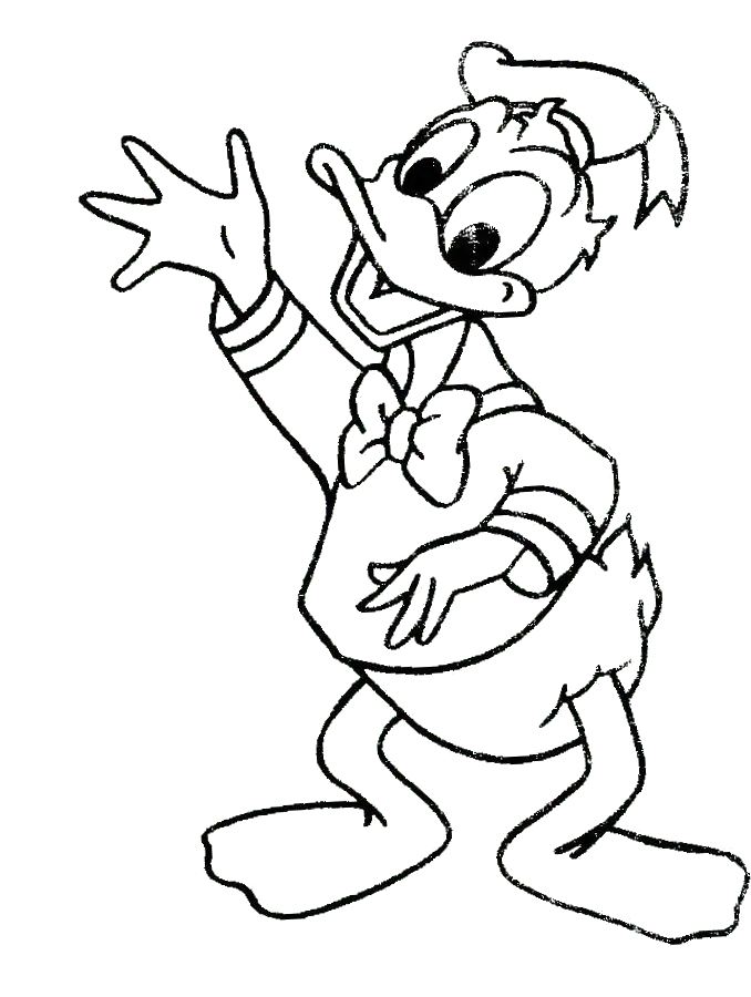 Donald Duck Coloring Pages 15