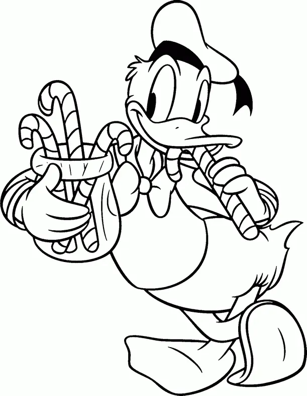 Donald Duck Coloring Pages 17