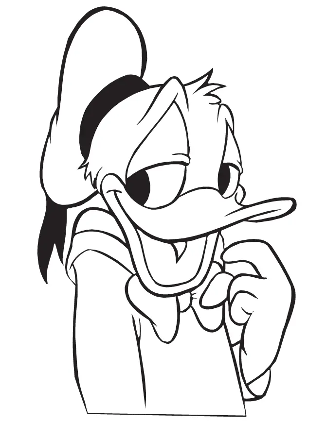 Donald Duck Coloring Pages 18
